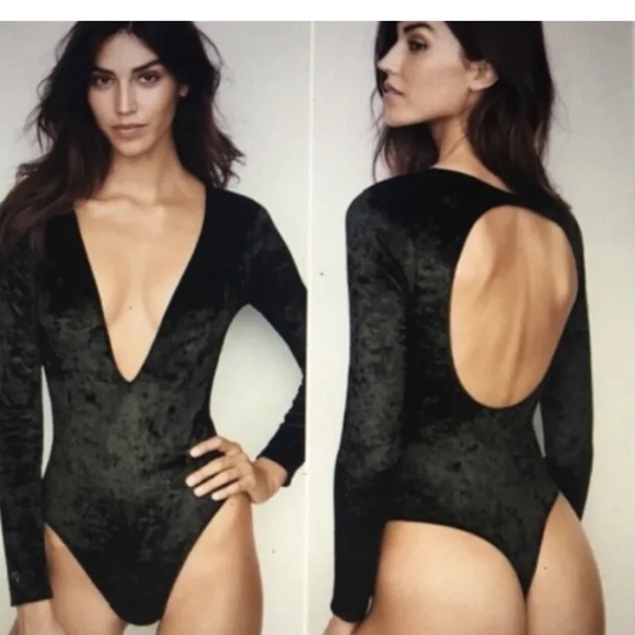 Victoria's Secret Velvet Bodysuit Size: M/L - Picture 9 of 9